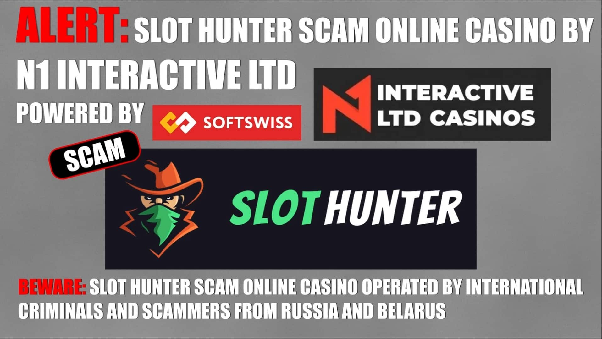 SlotHunter - softswiss scam - Casino by Softswiss